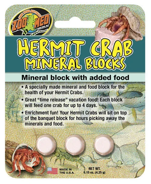 Zoo Med Hermit Crab Mineral Block 0.15 oz - Image 2