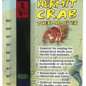 Zoo Med Hermit Crab Thermometer Black
