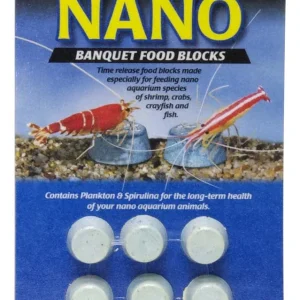 Zoo Med Nano Banquet Fish Feeding Block 0.3 oz Mini