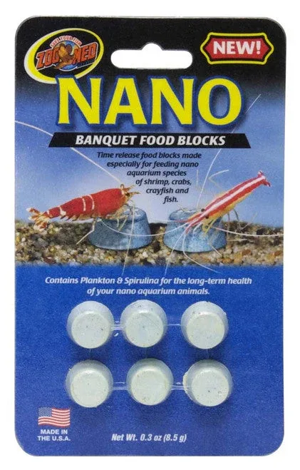 Zoo Med Nano Banquet Fish Feeding Block 0.3 oz Mini - Image 2