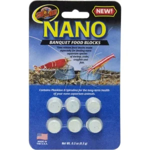 Zoo Med Nano Banquet Fish Feeding Block 1ea/0.3 oz, Mini