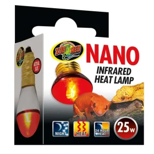 Zoo Med Nano Infrared Heat Lamp 1ea/25 W