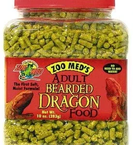 Zoo Med Natural Adult Bearded Dragon Dry Food 10 oz