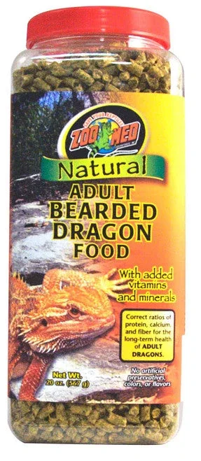 Zoo Med Natural Adult Bearded Dragon Dry Food 20 oz - Image 2
