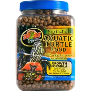 Zoo Med Natural Aquatic Turtle Food Growth Formula Dry Food 1ea/7.5 oz