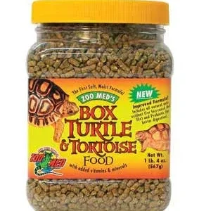 Zoo Med Natural Box Turtle Pellet Food 10 oz