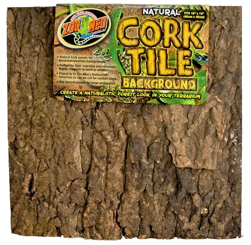 Zoo Med Natural Cork Tile Background Brown 18in X 18in LG - Image 2