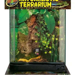 Zoo Med Naturalistic Terrarium Black, Clear 12 in x 12 in x 18 in SD-3