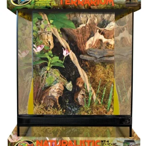 Zoo Med Naturalistic Terrarium Black, Clear 18 in x 18 in x 24 in SD-3