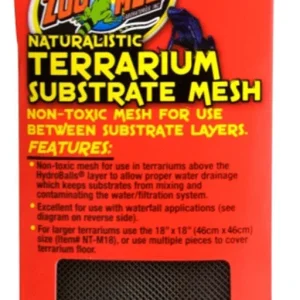 Zoo Med Naturalistic Terrarium Substrate Mesh Black 12 in x 12 in