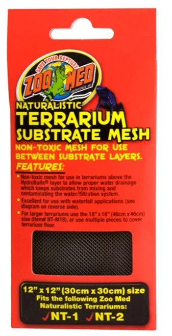 Zoo Med Naturalistic Terrarium Substrate Mesh Black 12 in x 12 in - Image 2