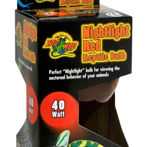 Zoo Med Nightlight Red Reptile Bulb Red 40 Watt