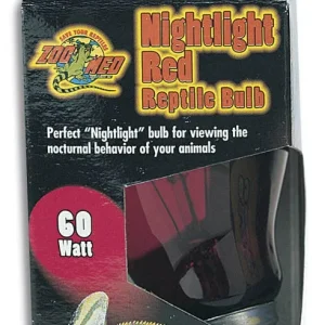 Zoo Med Nightlight Red Reptile Bulb Red 60 Watt