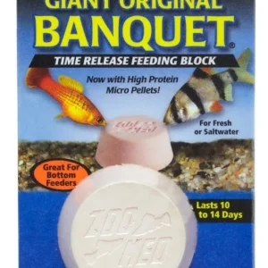 Zoo Med Original Banquet Fish Feeding Block 1.4 oz Giant