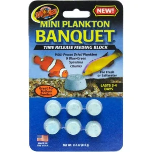 Zoo Med Plankton Banquet Fish Feeding Block 1ea/0.3 oz, Mini