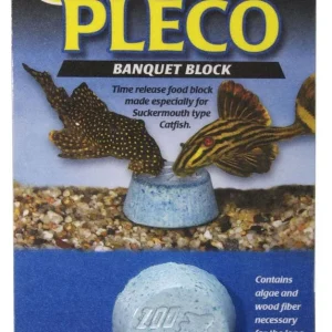 Zoo Med Pleco Banquet Fish Feeding Block 0.45 oz Regular