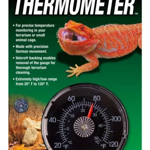 Zoo Med Precision Analog Thermometer Black (D)