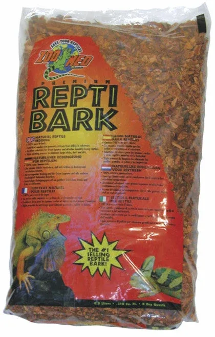 Zoo Med Premium ReptiBark Bedding Substrate Brown 24 qt - Image 2