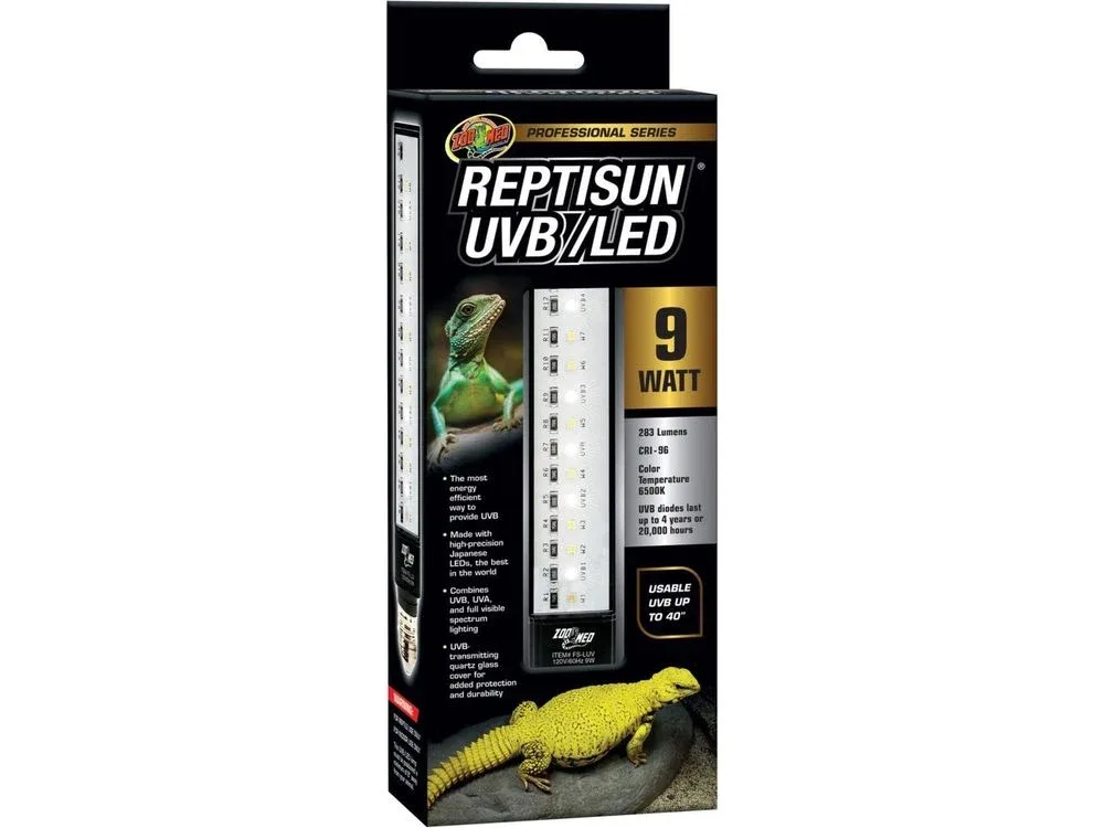 Zoo Med Professional Series Reptisun UVB/LED Bulb 1ea/9W - Image 2