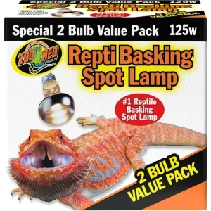 Zoo Med Repti Basking Spot Lamp 1ea/125 W, 2 pk