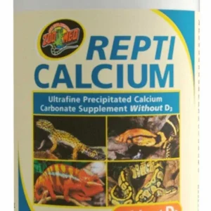 Zoo Med Repti Calcium without Vitamin D3 Reptile Supplement 12 oz