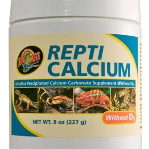 Zoo Med Repti Calcium without Vitamin D3 Reptile Supplement 8 oz