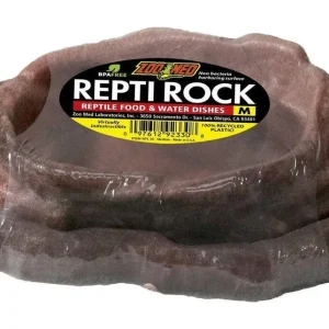 Zoo Med Repti Rock Food and Water Dishes, Medium