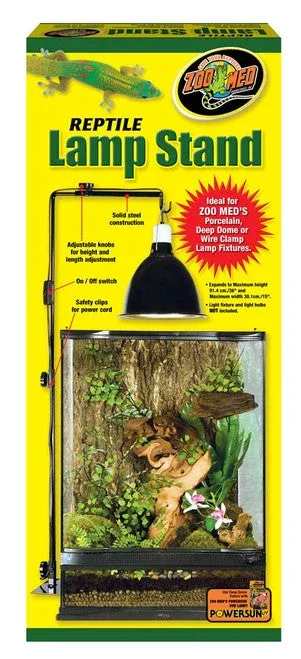 Zoo Med Reptile Lamp Stand Black LG - Image 2
