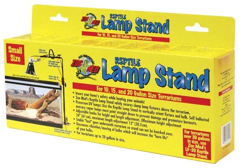 Zoo Med Reptile Lamp Stand Black SM - Image 2