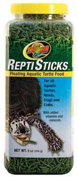 Zoo Med Reptisticks Floating Aquatic Turtle Dry Food 8 oz - Image 2