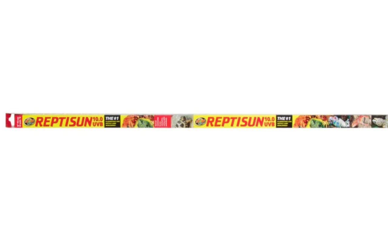 Zoo Med ReptiSun 10.0 UVB T8 Fluorescent Lamp White 24 in (D)