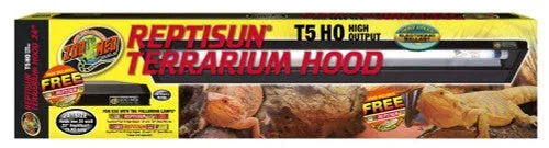Zoo Med ReptiSun T5 HO High Output Terrarium Hood 24 in - Image 2
