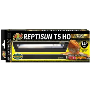 Zoo Med ReptiSun T5 HO Terrarium Hood w/ 10.0 Bulb 1ea/14 in