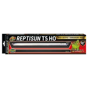 Zoo Med ReptiSun T5 HO Terrarium Hood w/ 5.0 Bulb 1ea/24 in