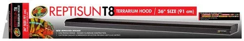 Zoo Med ReptiSun T8 Terrarium Hood Hood Only Black 36 in - Image 2