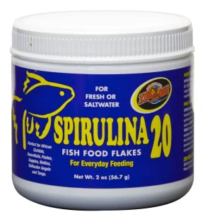 Zoo Med Spirulina 20 Flakes Fish Food 2 oz