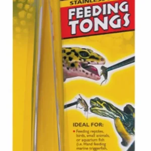 Zoo Med Stainless Steel 10" Straight Feeding Tongs