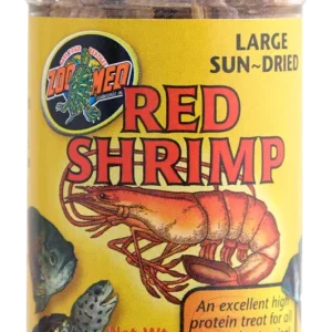 Zoo Med Sun-Dried Large Red Shrimp Reptile Food 0.5 oz