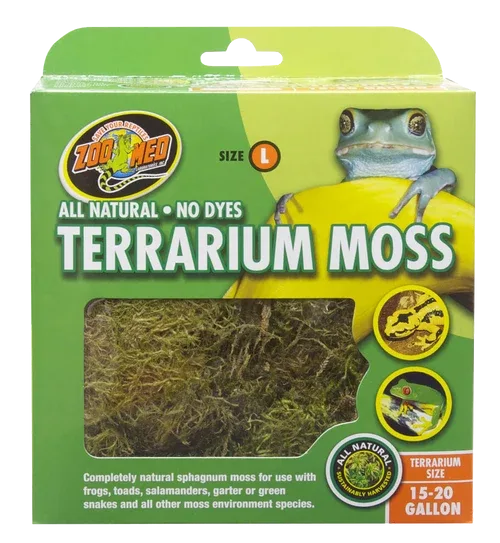 Zoo Med Terrarium Moss Substrate Green 15/20gal LG - Image 2