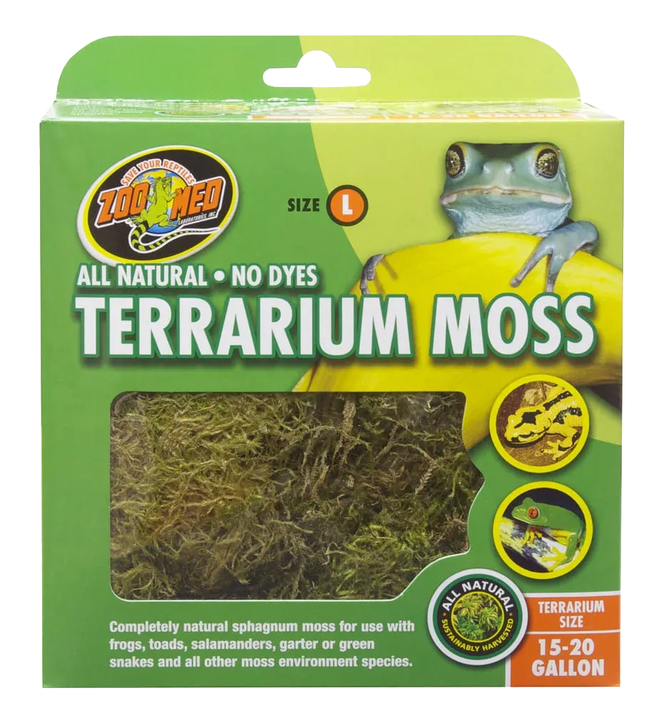 Zoo Med Terrarium Moss Substrate Green 15/20gal LG