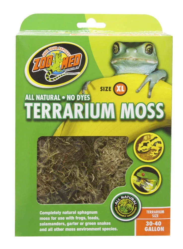 Zoo Med Terrarium Moss Substrate Green 30-40gal XL