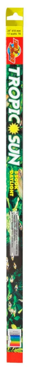 Zoo Med Tropic Sun 5500K Daylight T8 Lamp White 24 in