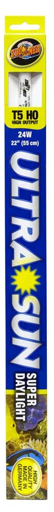 Zoo Med Ultra Sun Super Daylight T5 HO Lamp White 22 in (D)