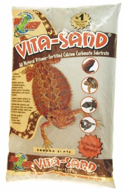 Zoo Med Vita-Sand Substrate Sahara Slate 10 lb (D) - Image 2