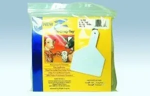 Ztags Blank Cow White