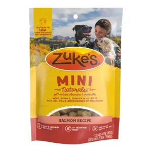 Zuke's Dog Mini Naturals Salmon Recipe Dog Treats, 1 lb