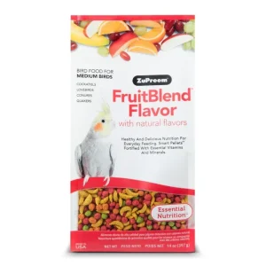 ZuPreem FruitBlend Bird Food Medium Birds 0.875 lb (DD)