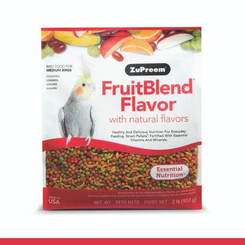 ZuPreem FruitBlend Bird Food Medium Birds 2 lb - Image 2