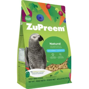 Zupreem Natural Food with Added Vitamins Minerals Amino Acids for Parrots and Conures