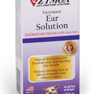Zymox Ear Solution with .5% hydrocortisone 1.25oz bottle 1.25 fl. oz
